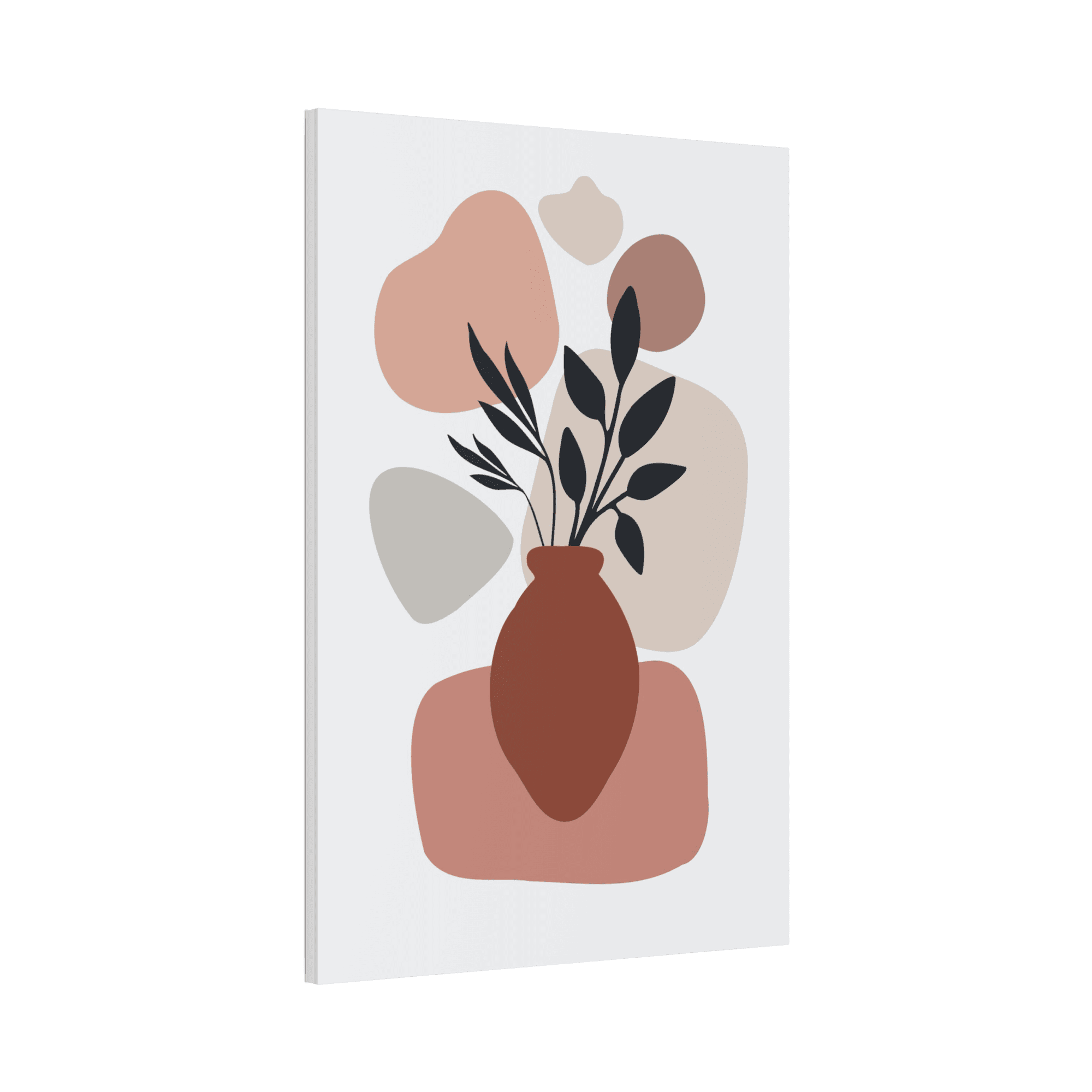 Abstract Minimalist Boldly Minimal: Abstract Posters on Natural Canvas for a Statement Wall