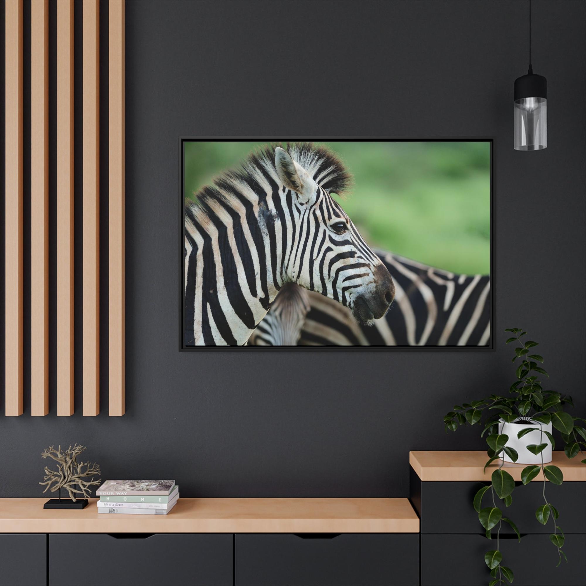 Zebras In the Wild: Zebra Canvas & Poster Print for a Natural Look