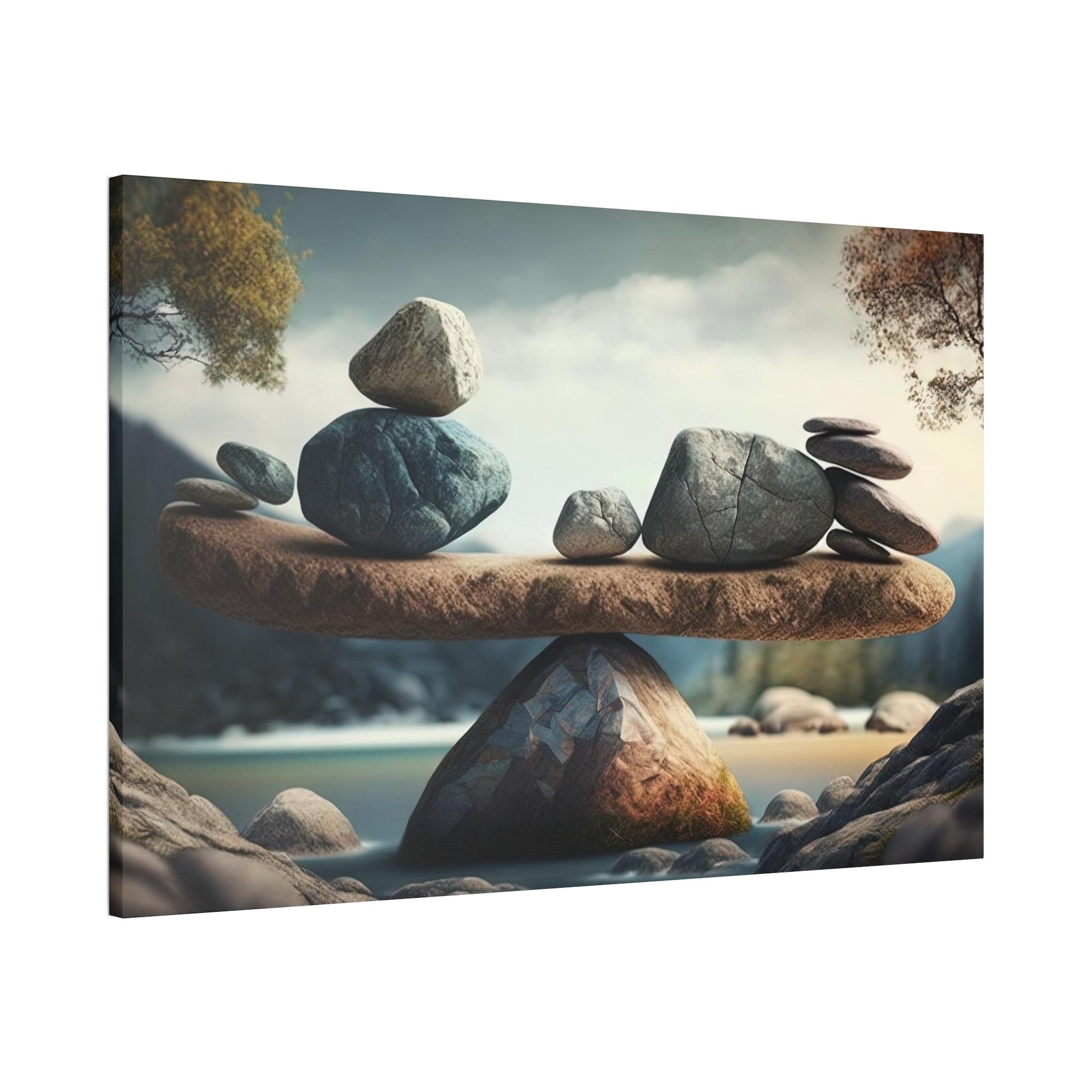 undefined The Gift of Relaxation: Art Print on Framed Canvas for a Peaceful Home
