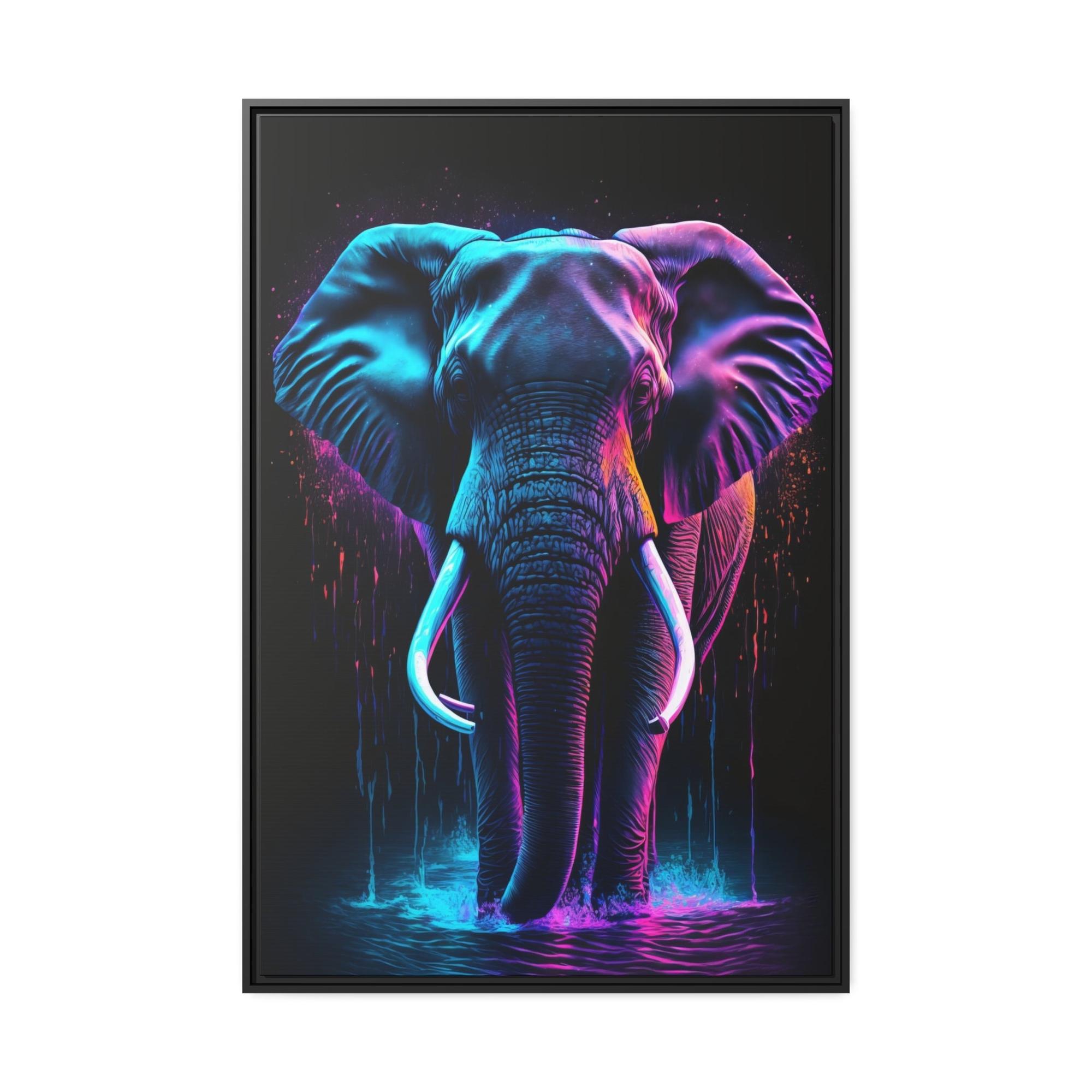 Elephants Elephant Elegance: Natural Canvas Wall Art for the Home