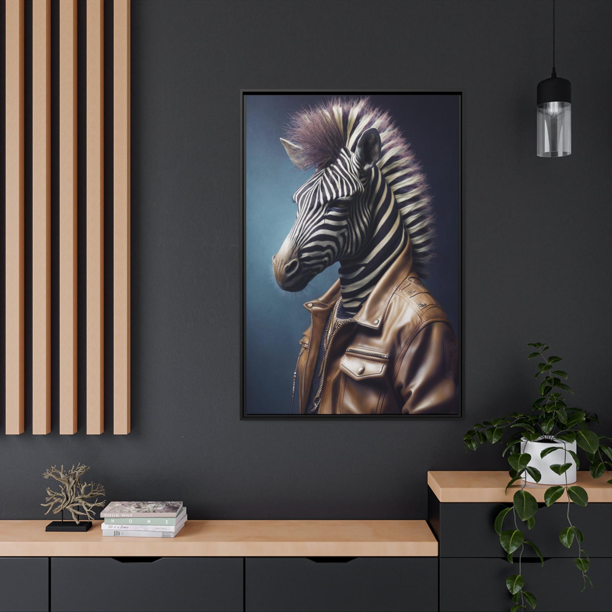 undefined African Dreams: Wall Art Depicting the Grace and Strength of a Zebra