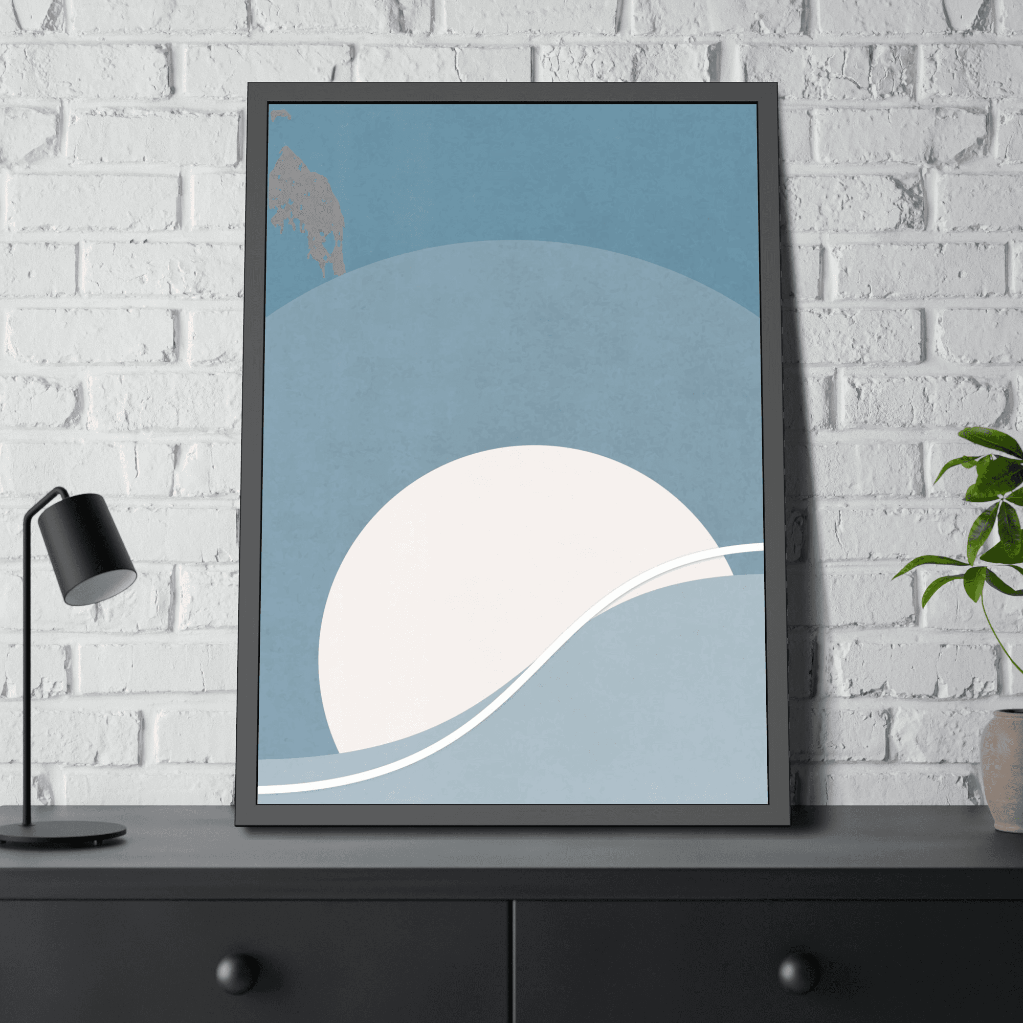 Abstract Minimalist Refined Minimalism: Abstract Prints on Natural Canvas for a Tasteful Wall Decor