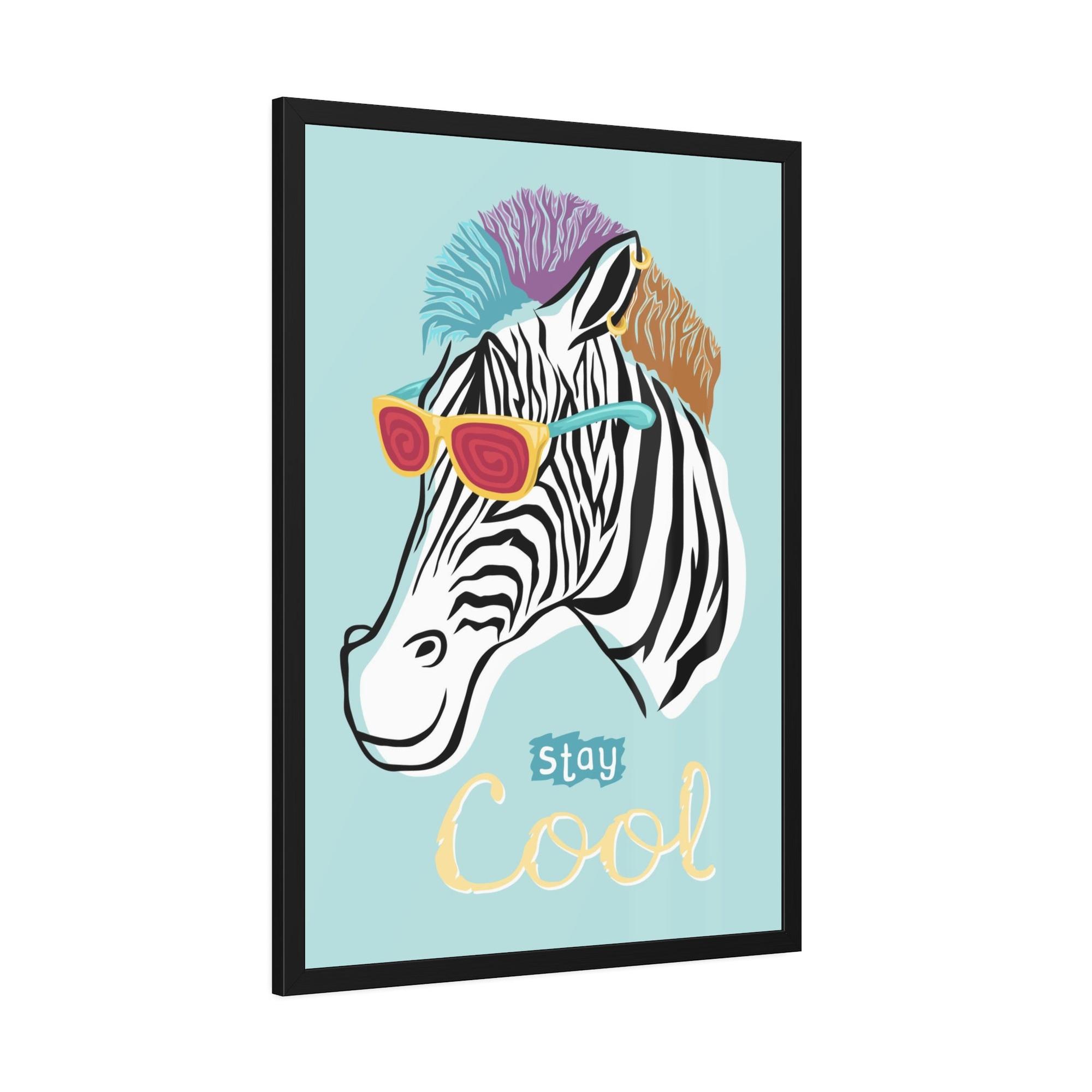 Zebras Bold and Beautiful: Canvas Print Featuring a Close-up of a Majestic Zebra