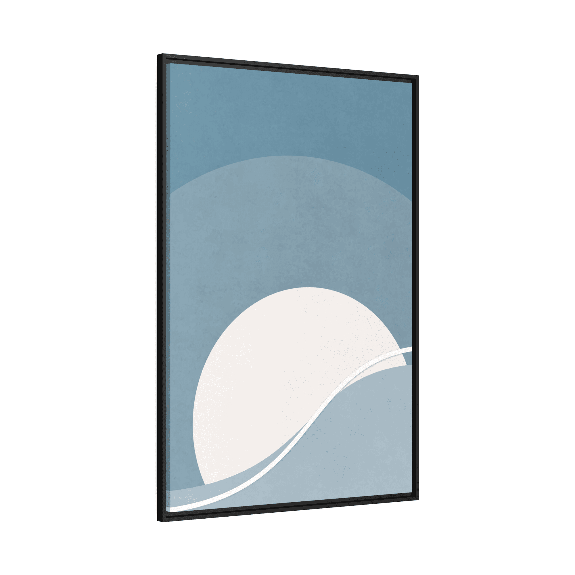 Abstract Minimalist Refined Minimalism: Abstract Prints on Natural Canvas for a Tasteful Wall Decor