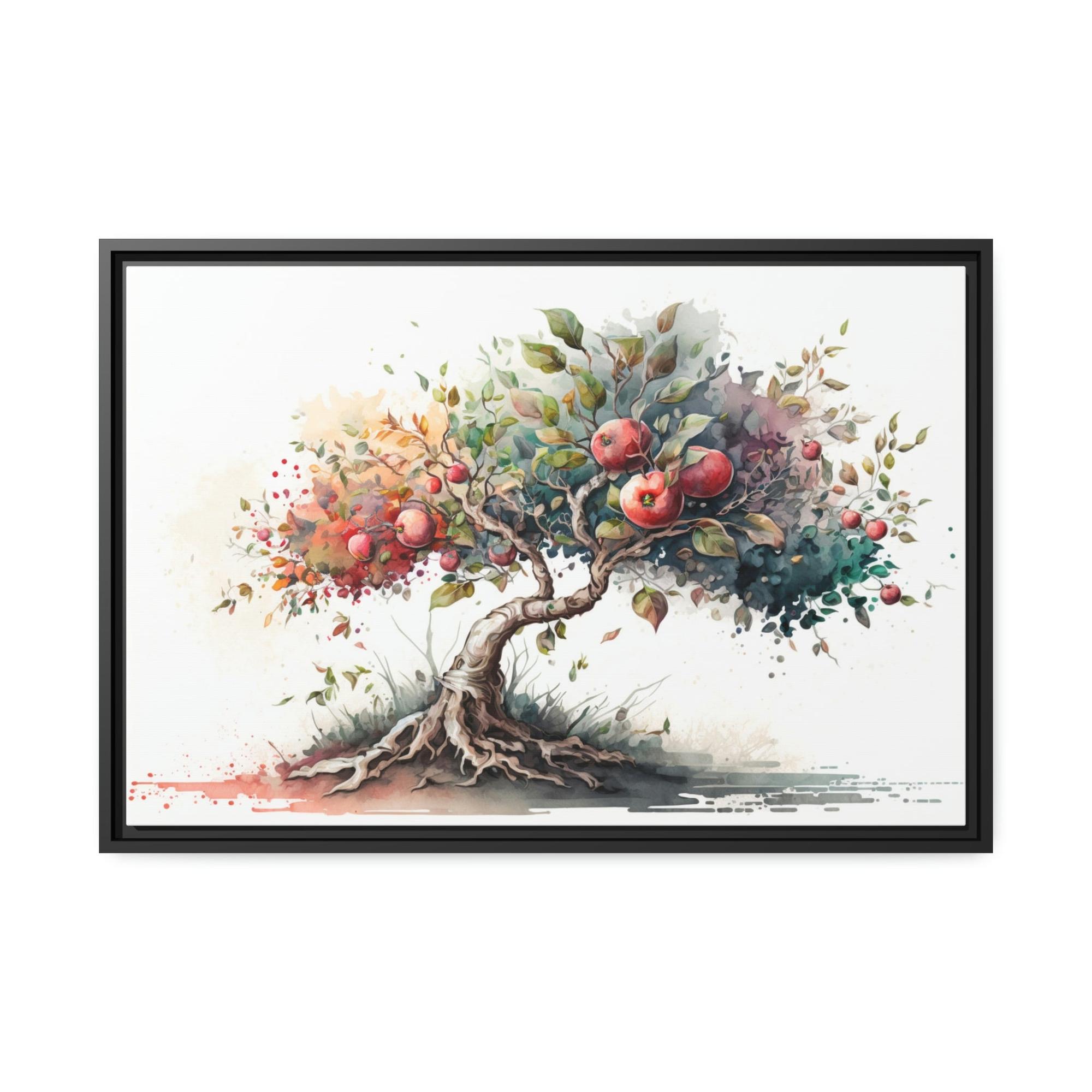 Apple Trees Tapestry of Apple Trees: Natural Canvas & Poster Print of Orchards