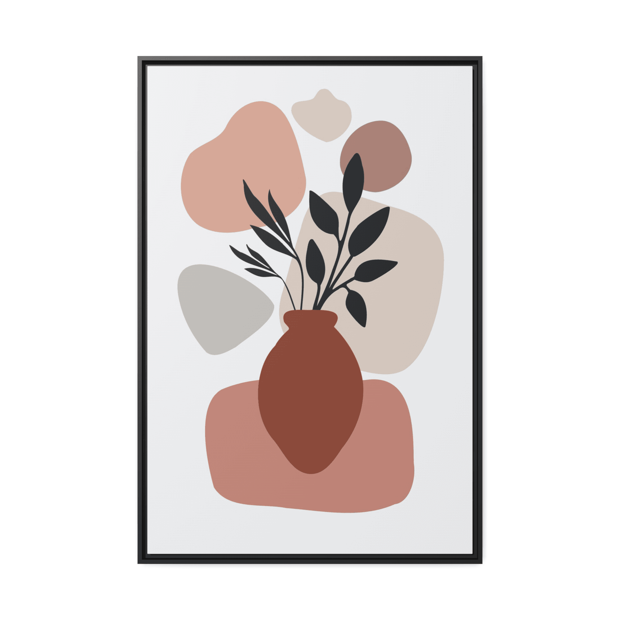 Abstract Minimalist Boldly Minimal: Abstract Posters on Natural Canvas for a Statement Wall