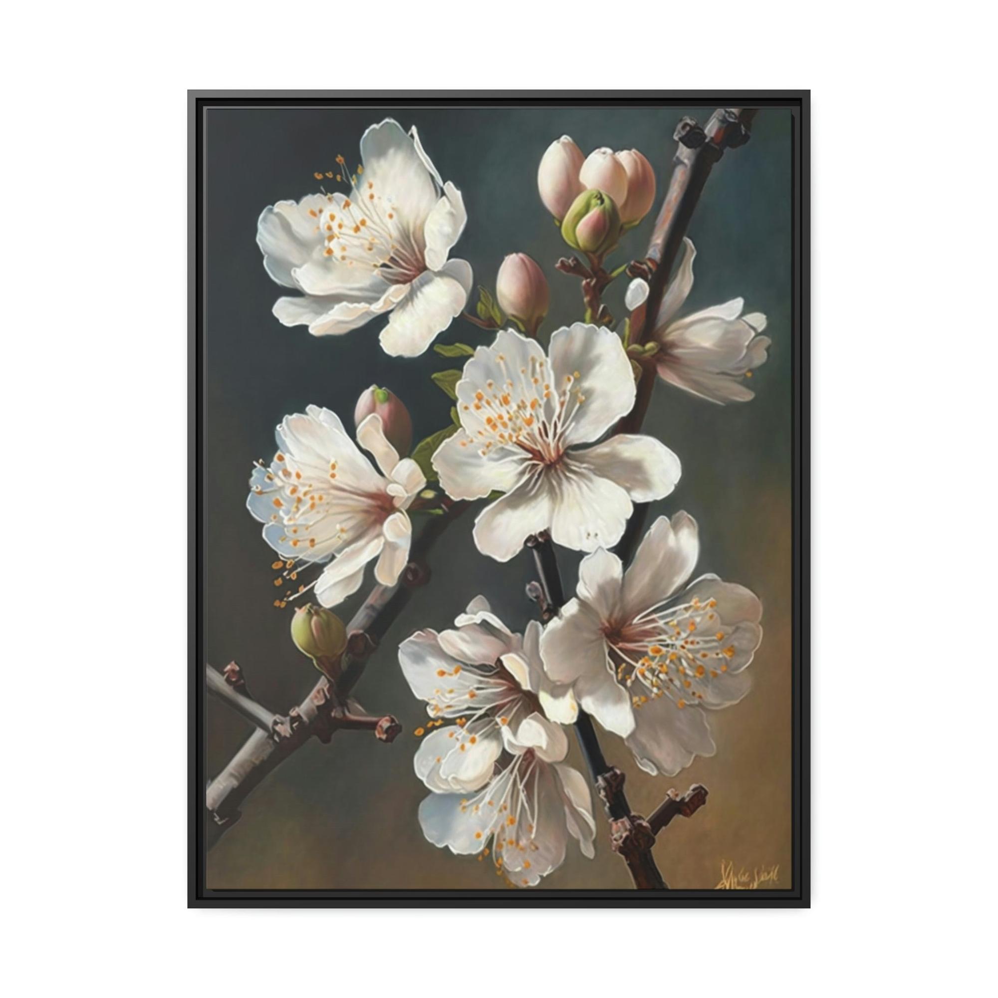 Almond Blossoms The Promise of Spring: Poster & Canvas Print of Blooming Almond Trees