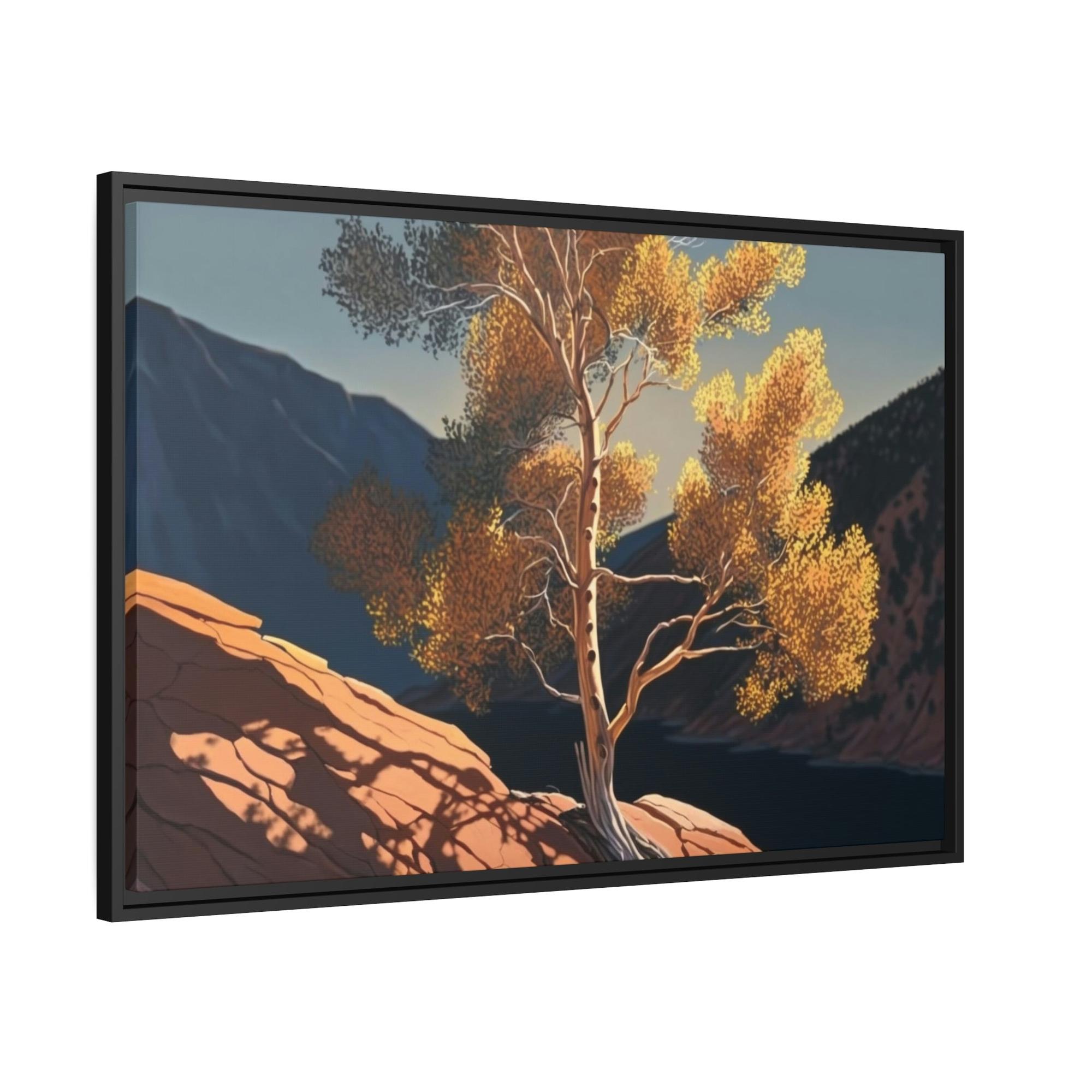 Aspen Trees Aspen Trees in the Mountains: Canvas & Poster Print of Alpine Scenery