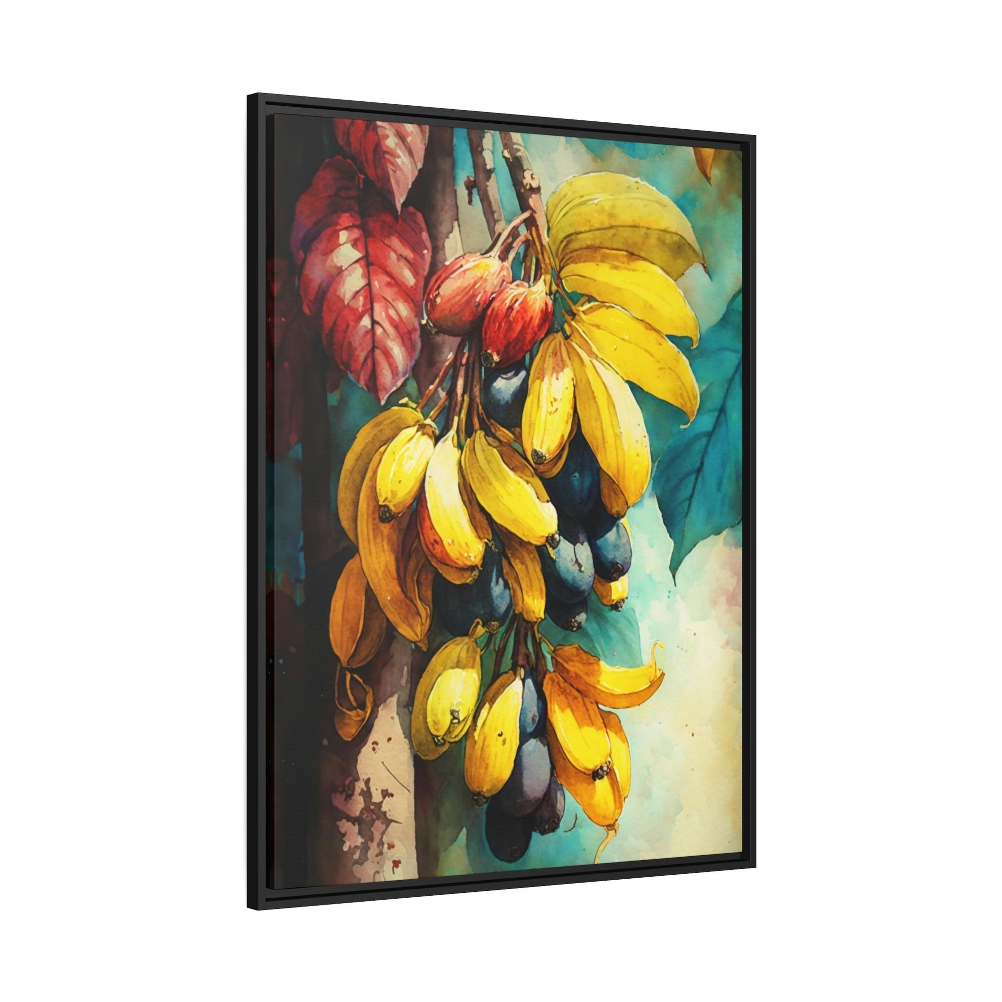 Banana Trees Serenity in Nature: Wall Art of Majestic Banana Trees on Canvas & Posters