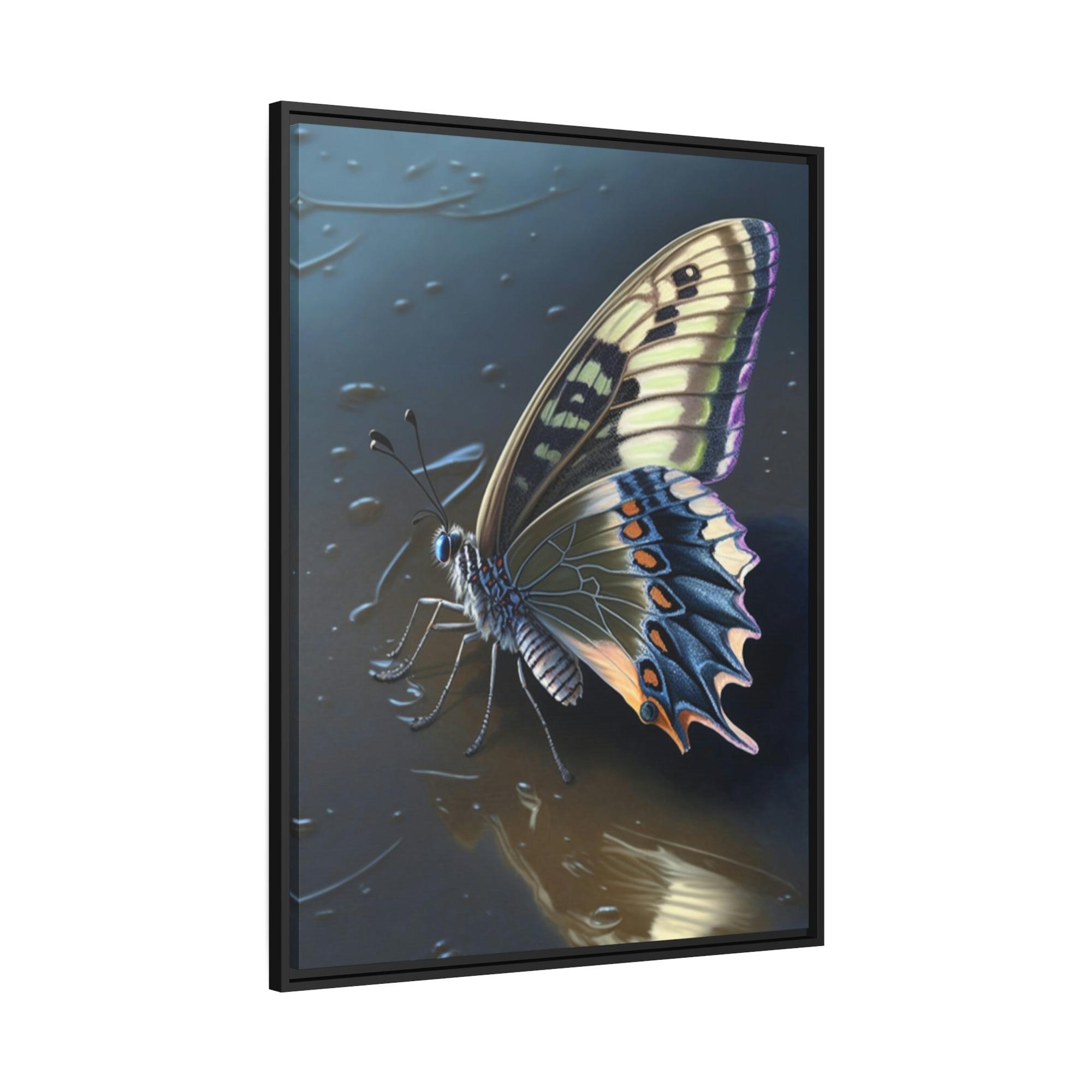 Butterflys Fluttering Wings: Natural Canvas & Poster Print of Colorful Butterflies