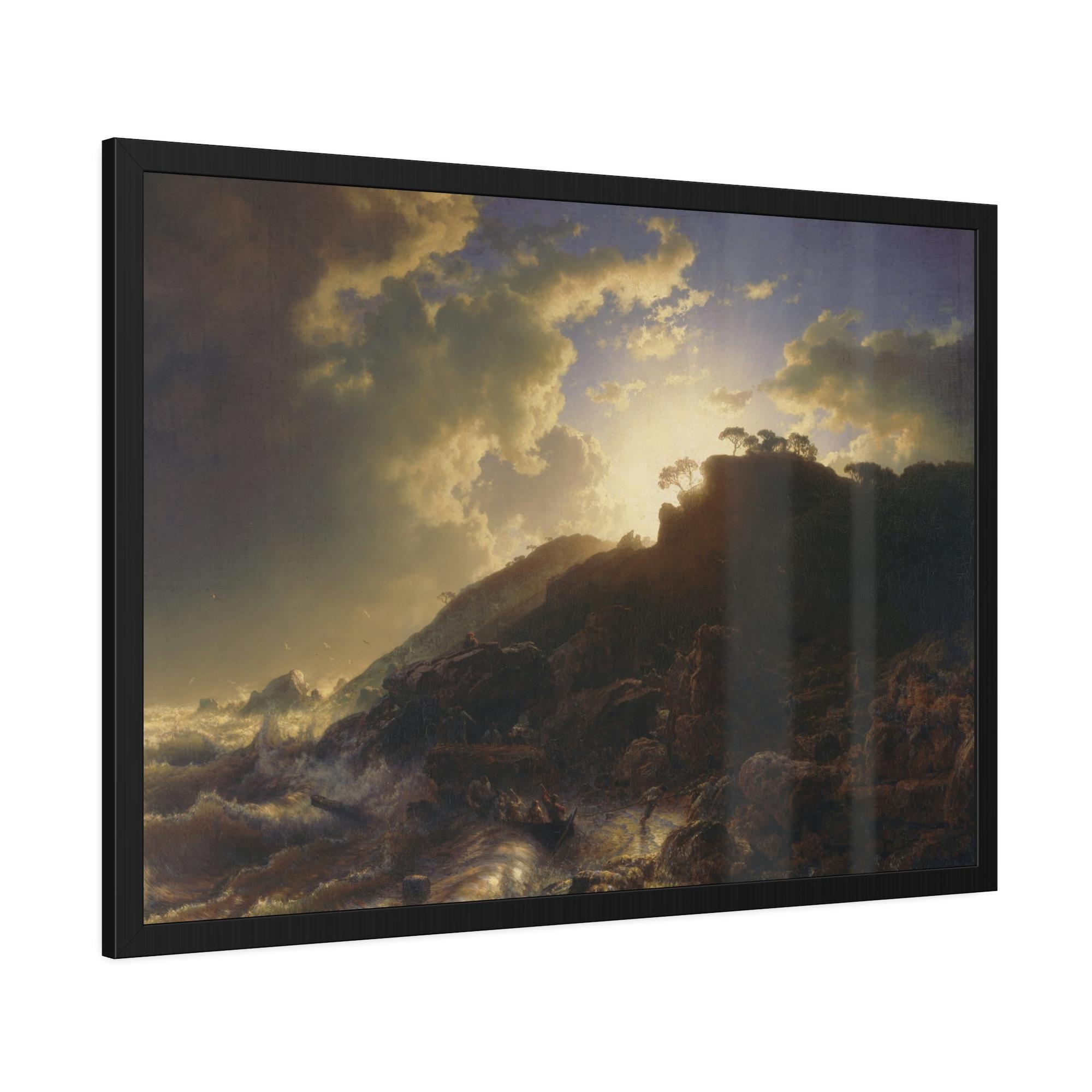 Anthropologie Earthy Elegance: Artistic Anthropologie-Inspired Print on Natural Canvas & Poster