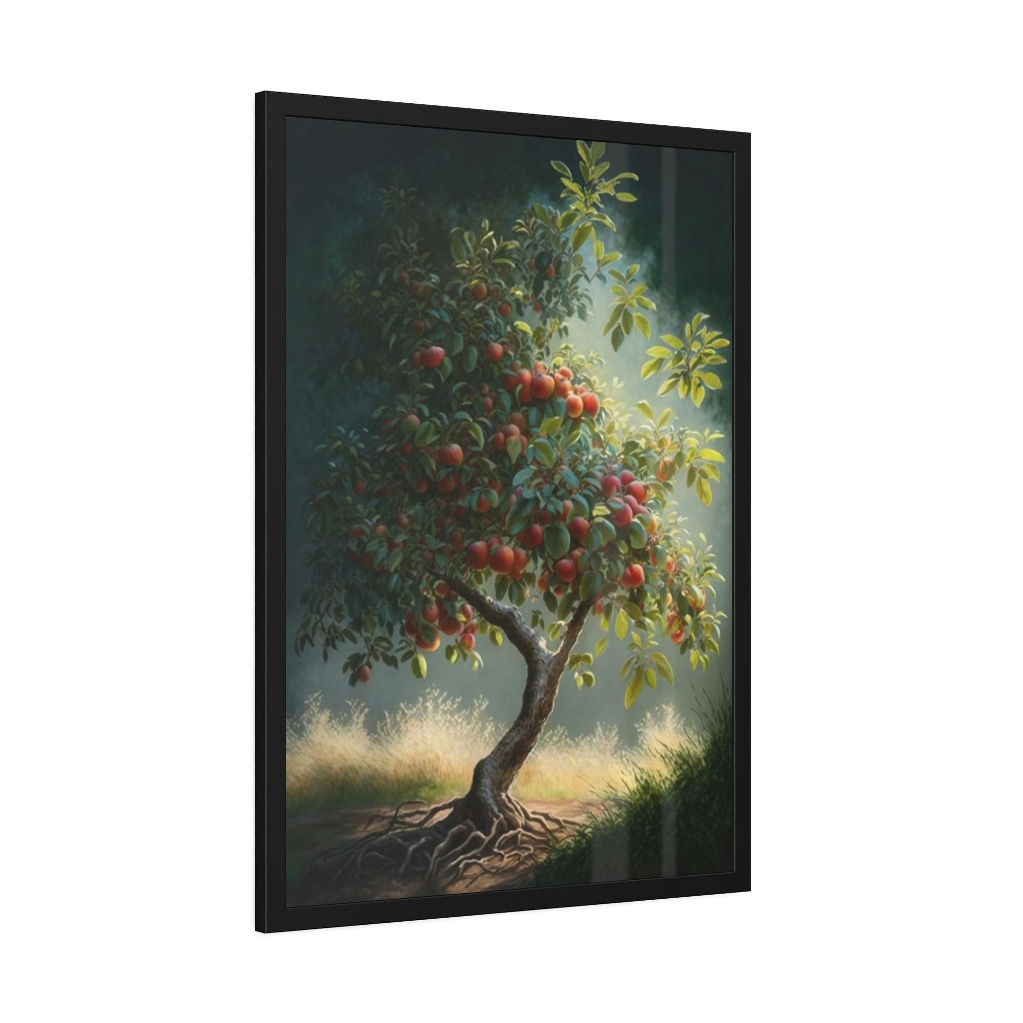 undefined Apple Trees in the Meadow: Canvas Wall Art Print on Canvas of Rural Scenery