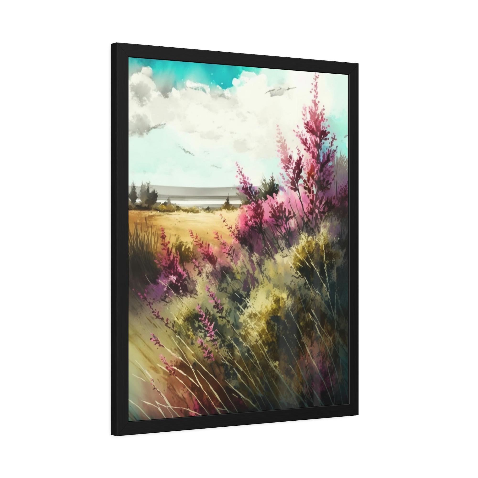 Autumn Rustic Charm: A Beautiful Print on Canvas and Framed Canvas to Add a Touch of Autumn to Your Home