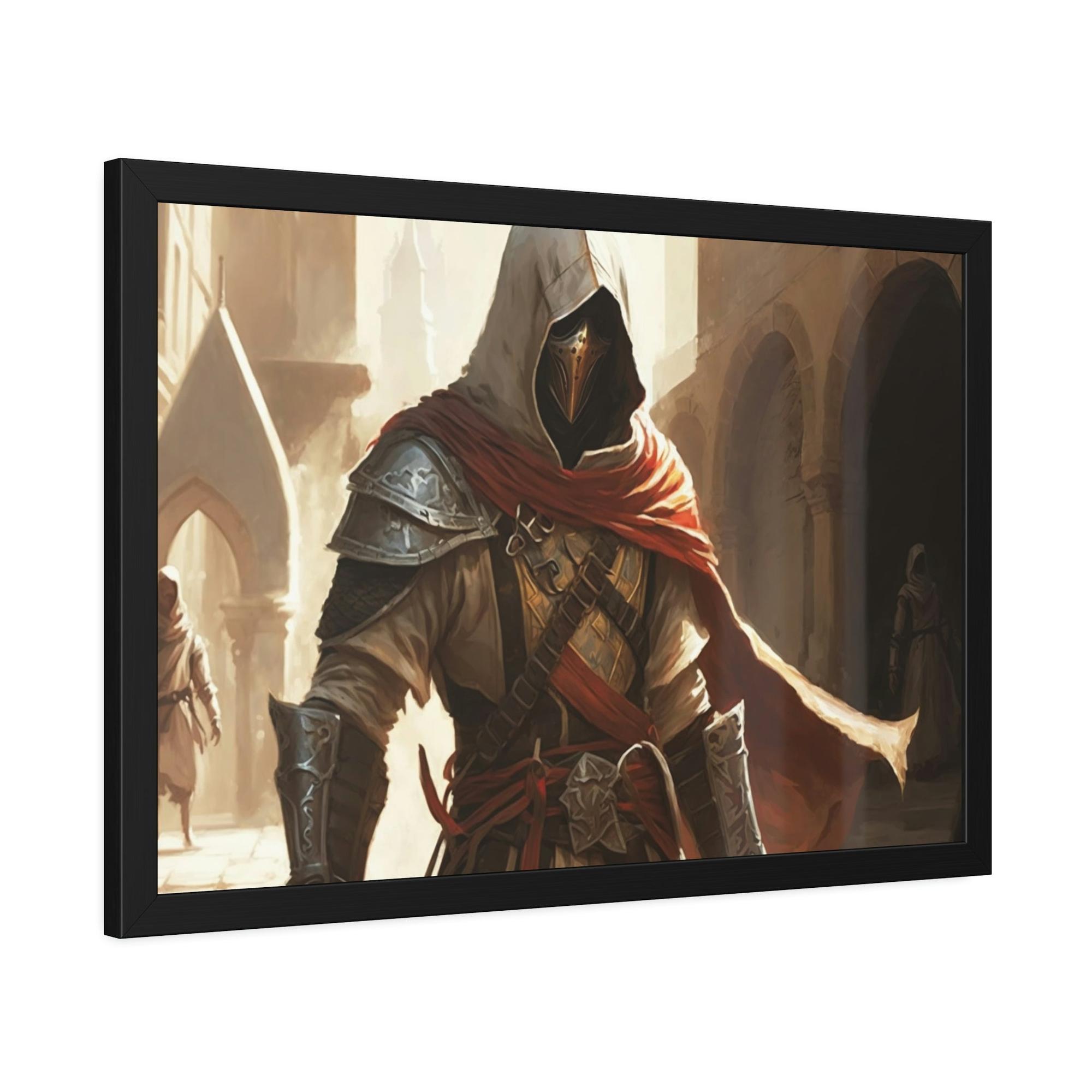 Assassin Creed Altair Ibn-La'Ahad: Wall Art Print on Canvas & Poster of Assassin's Creed