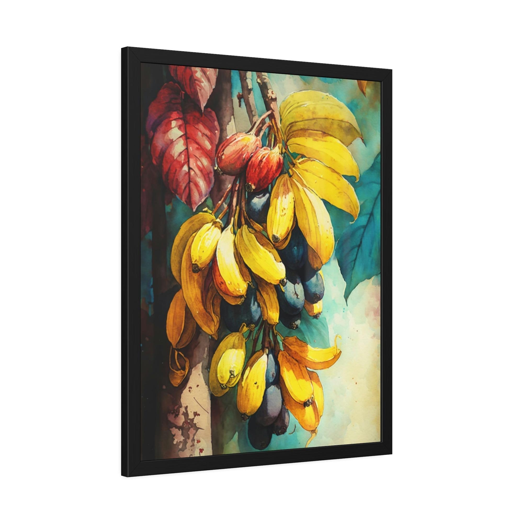 Banana Trees Serenity in Nature: Wall Art of Majestic Banana Trees on Canvas & Posters