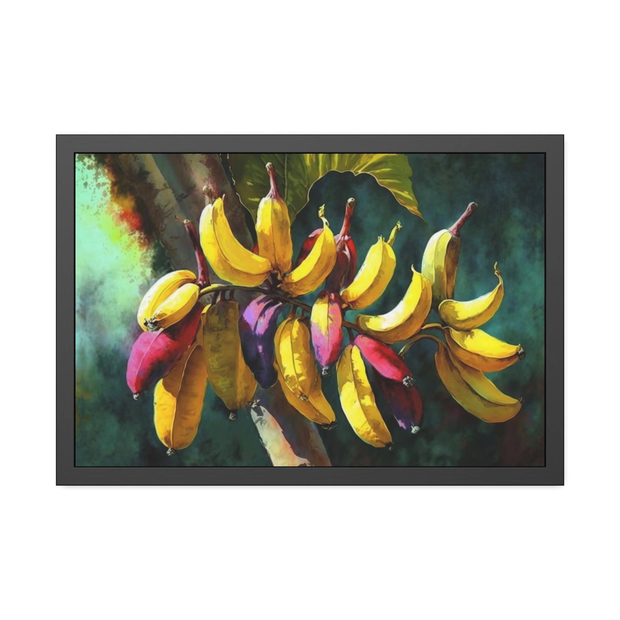 Banana Trees The Beauty of the Tropics: Natural Canvas & Posters with Lush Banana Trees