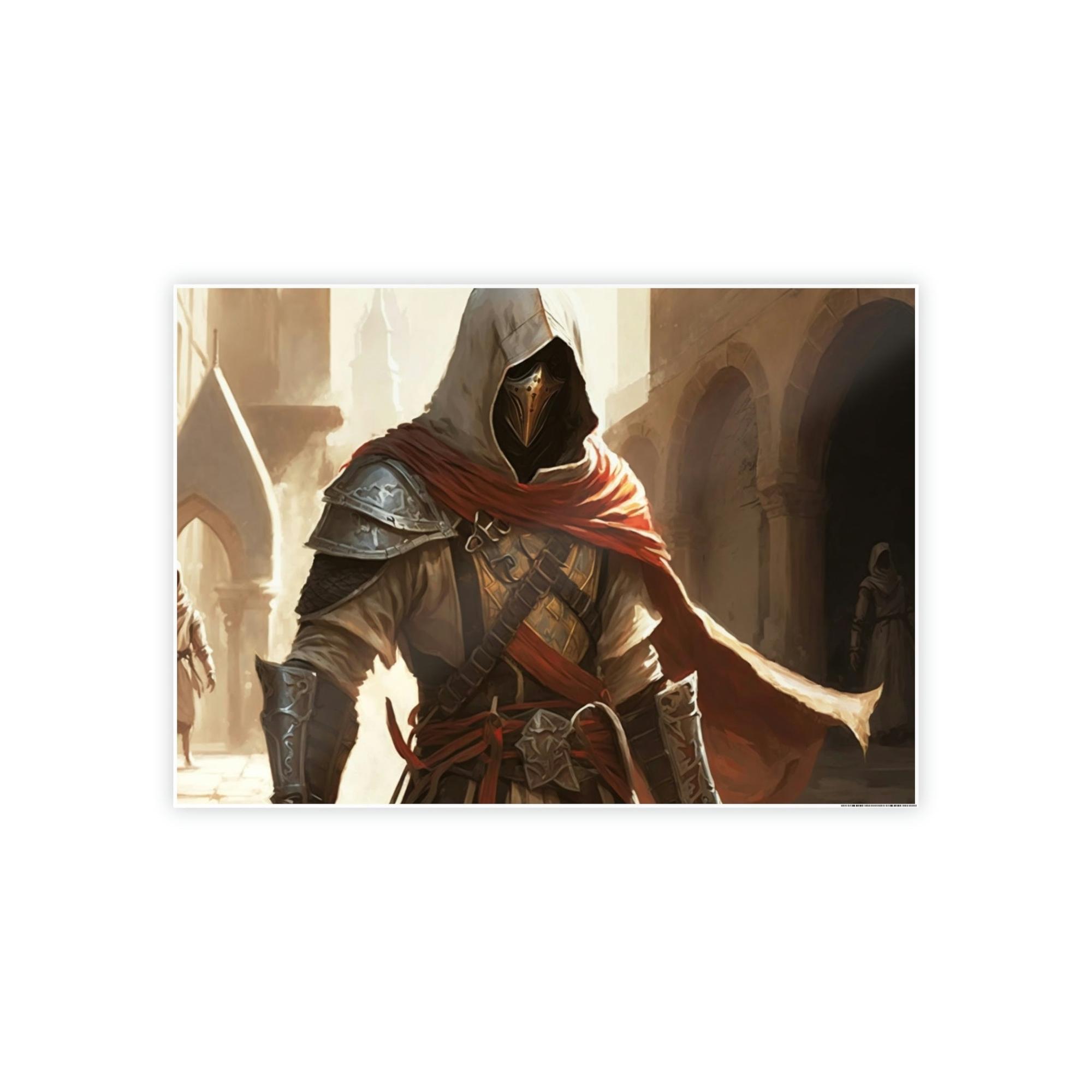 Assassin Creed Altair Ibn-La'Ahad: Wall Art Print on Canvas & Poster of Assassin's Creed