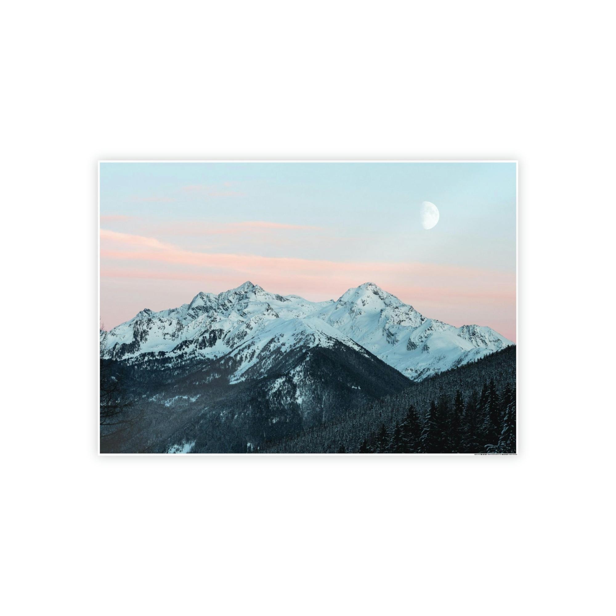 Mountains The Majesty of the Mountains: Breathtaking Natural Canvas Wall Art Print