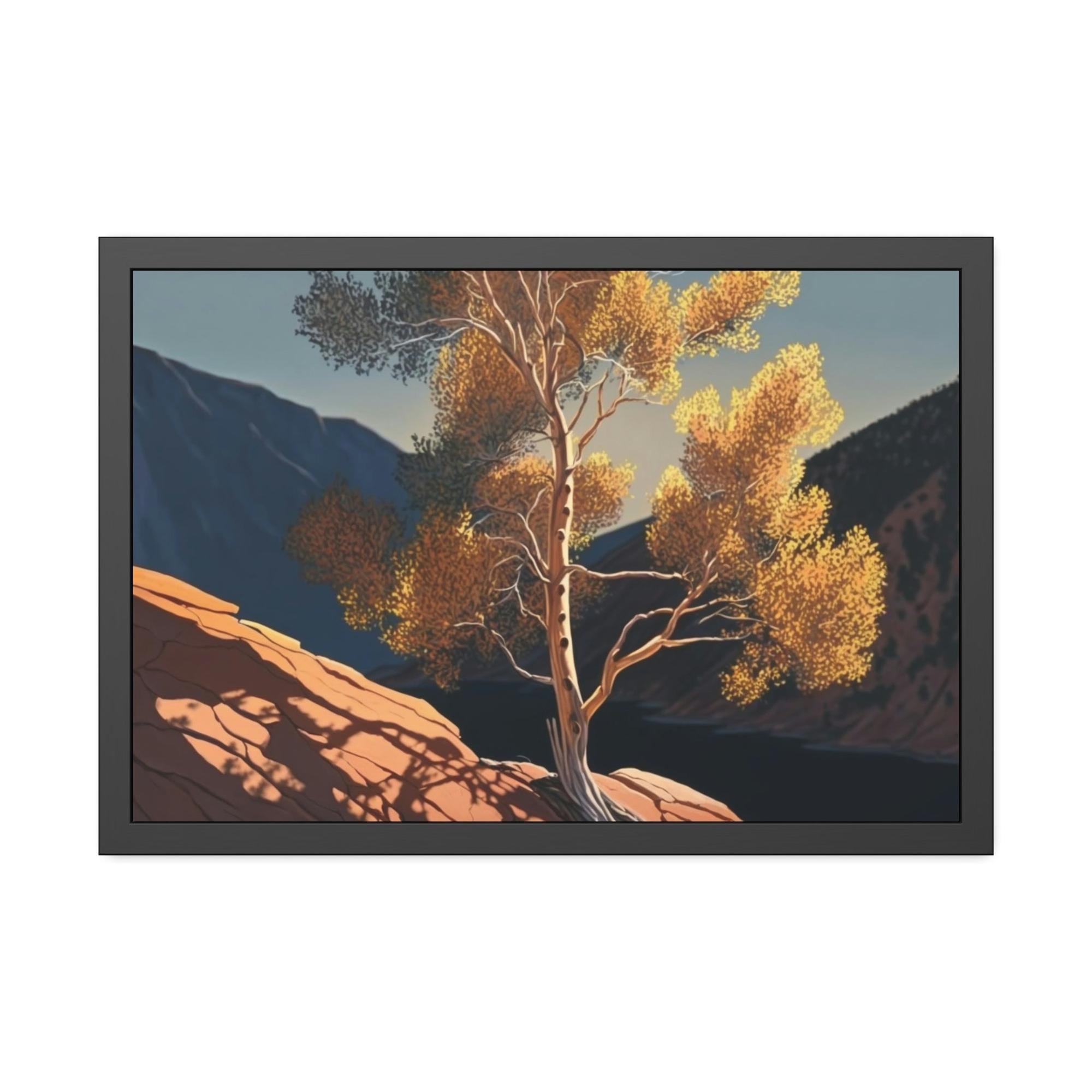Aspen Trees Aspen Trees in the Mountains: Canvas & Poster Print of Alpine Scenery