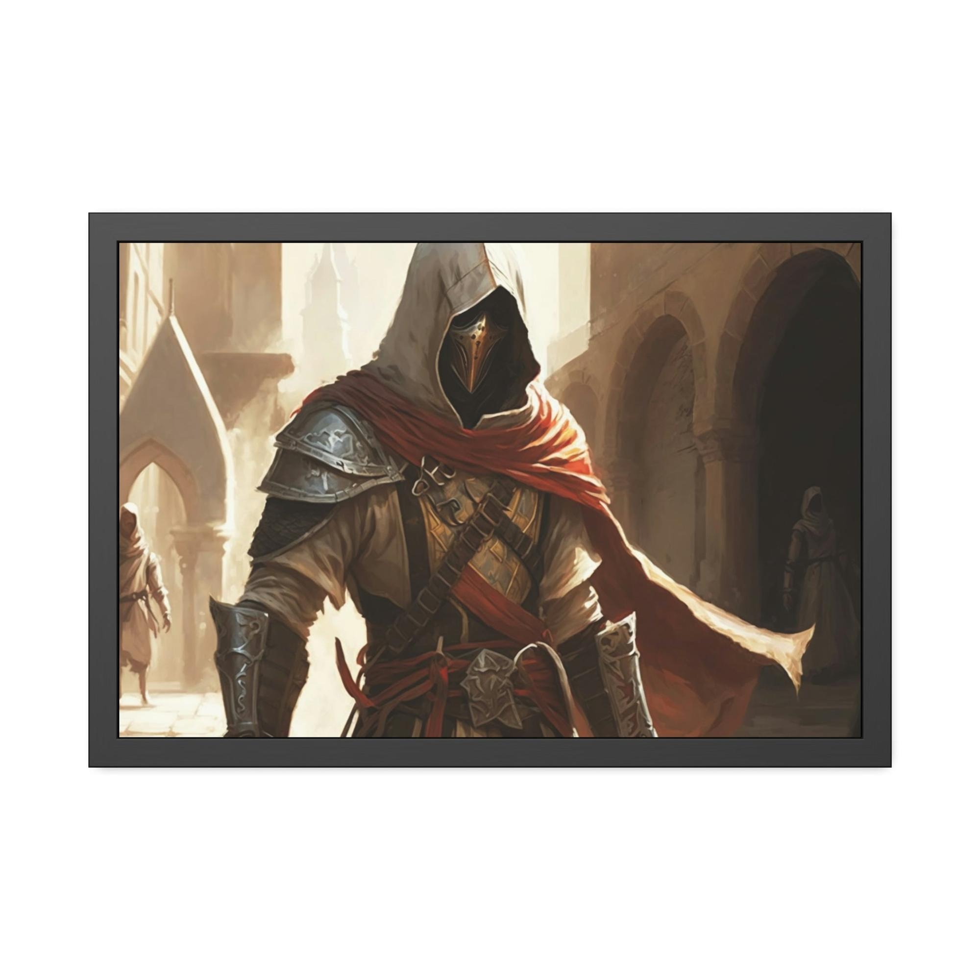 Assassin Creed Altair Ibn-La'Ahad: Wall Art Print on Canvas & Poster of Assassin's Creed