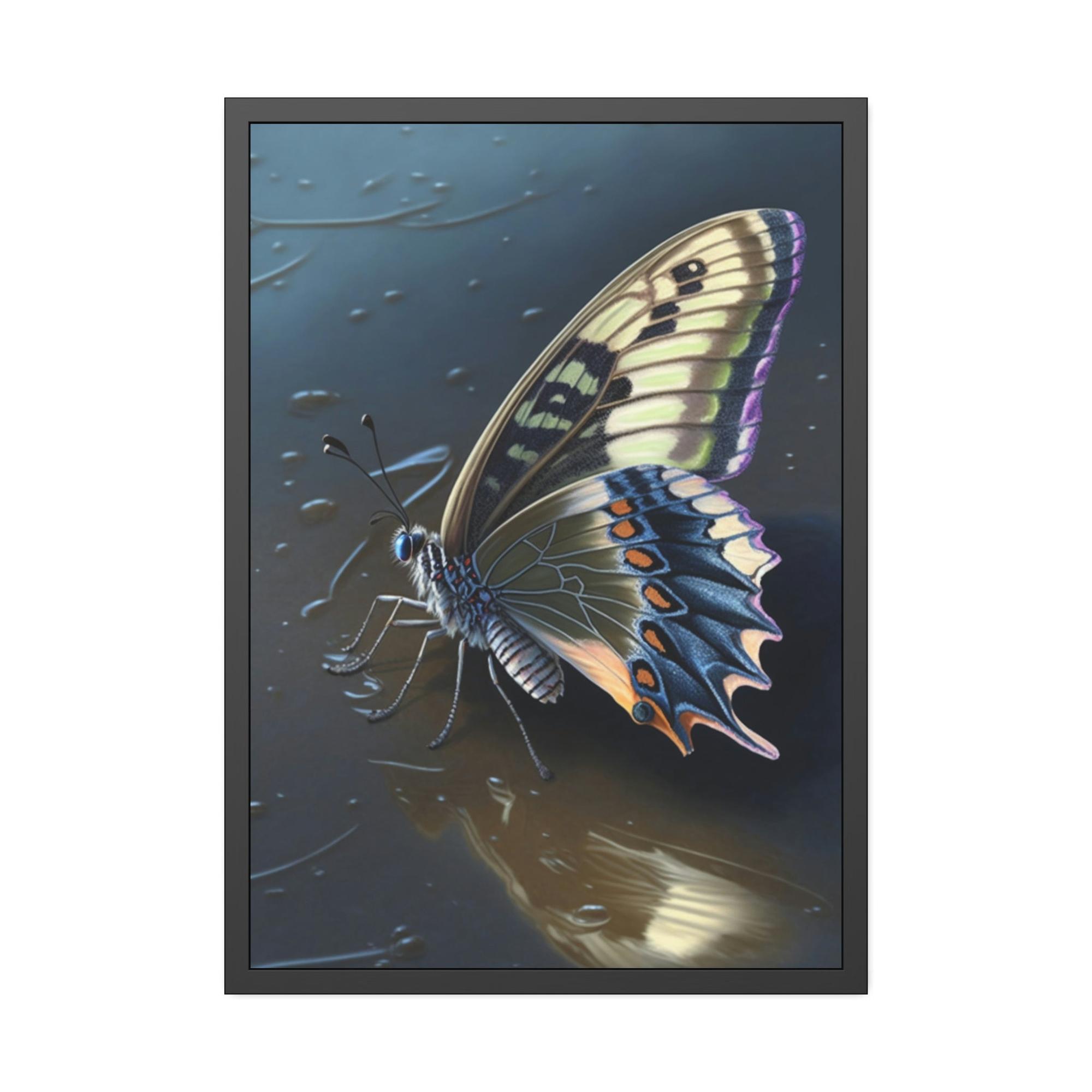 Butterflys Fluttering Wings: Natural Canvas & Poster Print of Colorful Butterflies