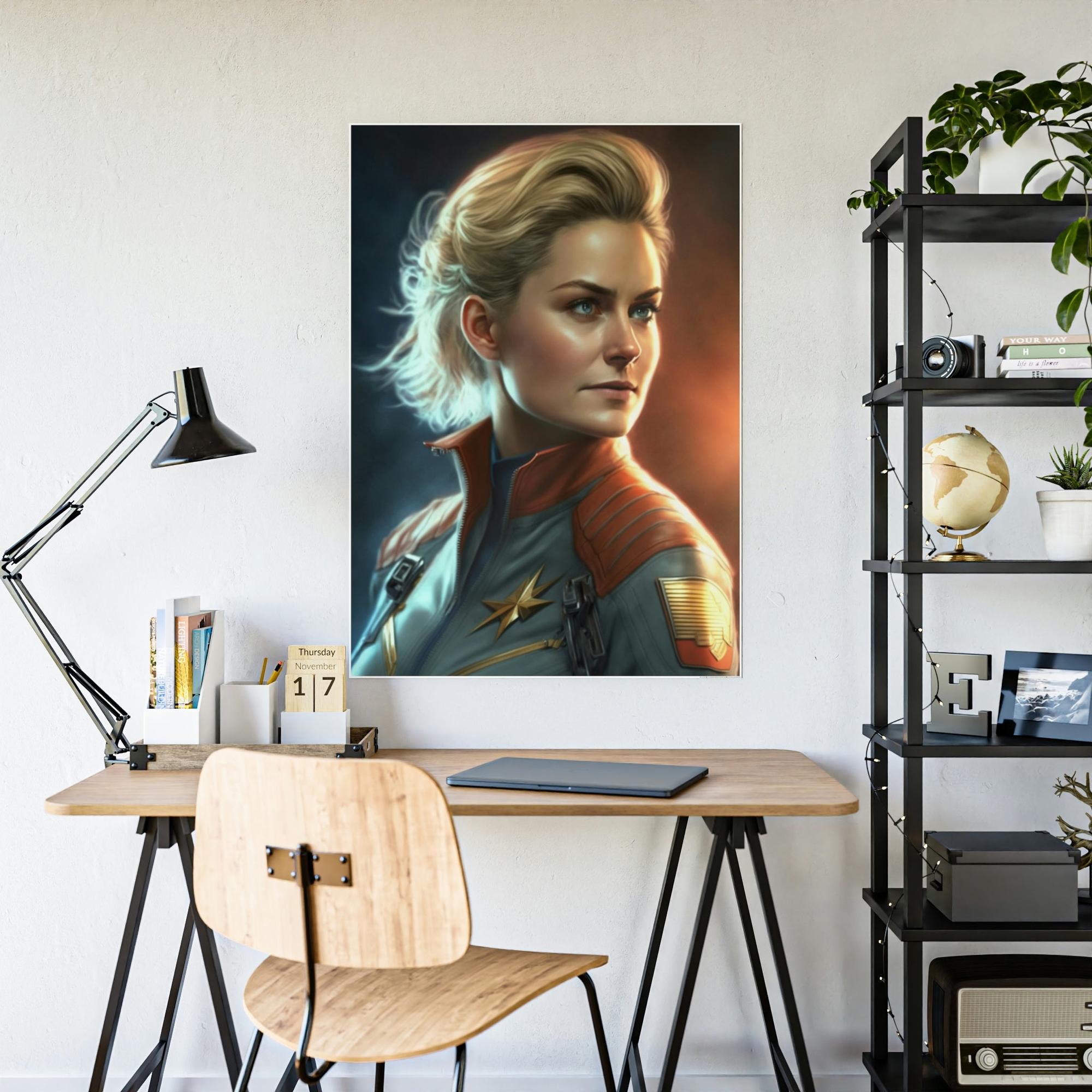 Captain Marvel Marvelous Might: Captain Marvel Wall Art, Framed Canvas, and Canvas Prints for Marvel Admirers